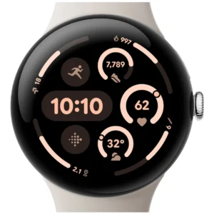 Google Pixel Watch 3 (45mm) WiFi -älykello, porsliini