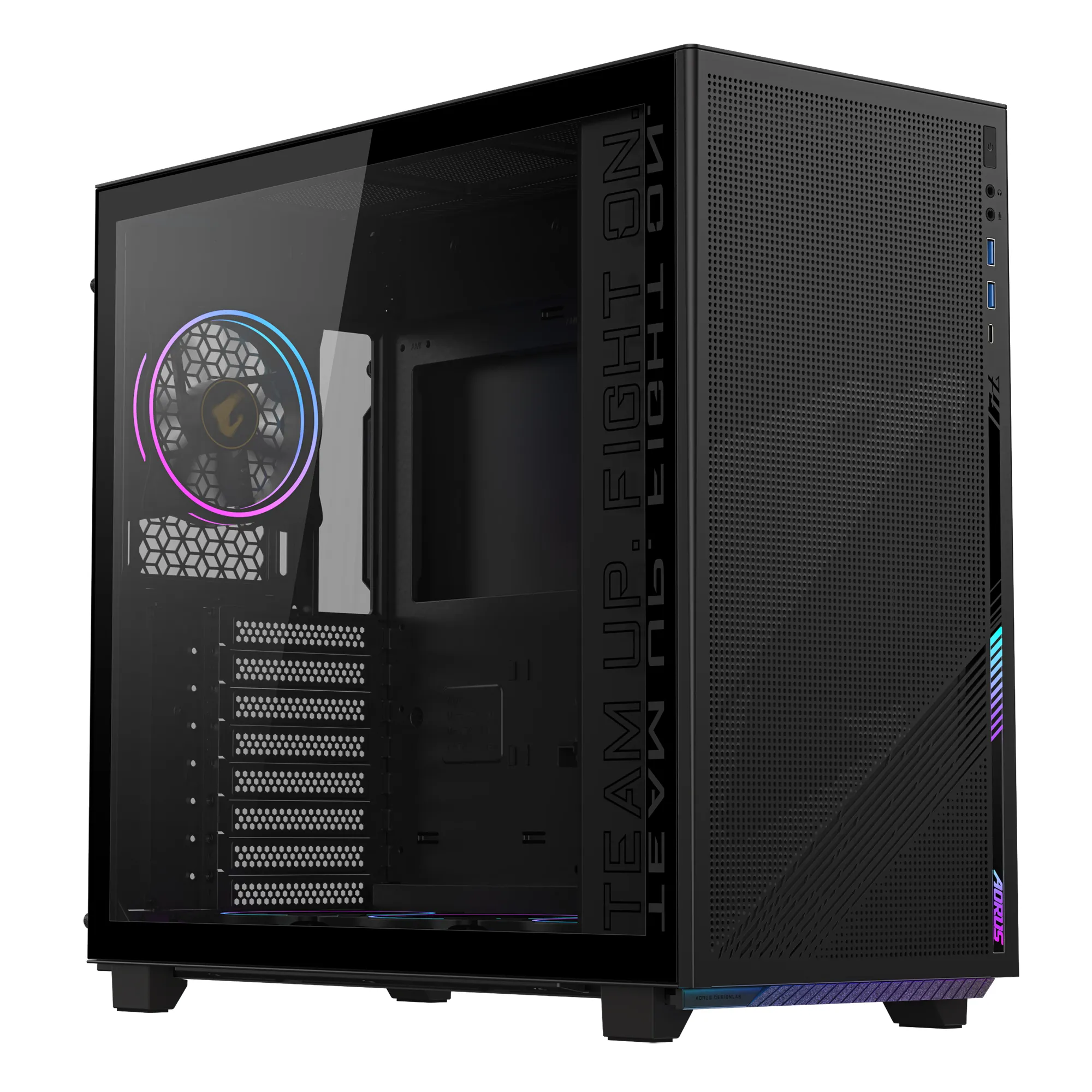 Gigabyte C400 - miditornikotelo, Musta