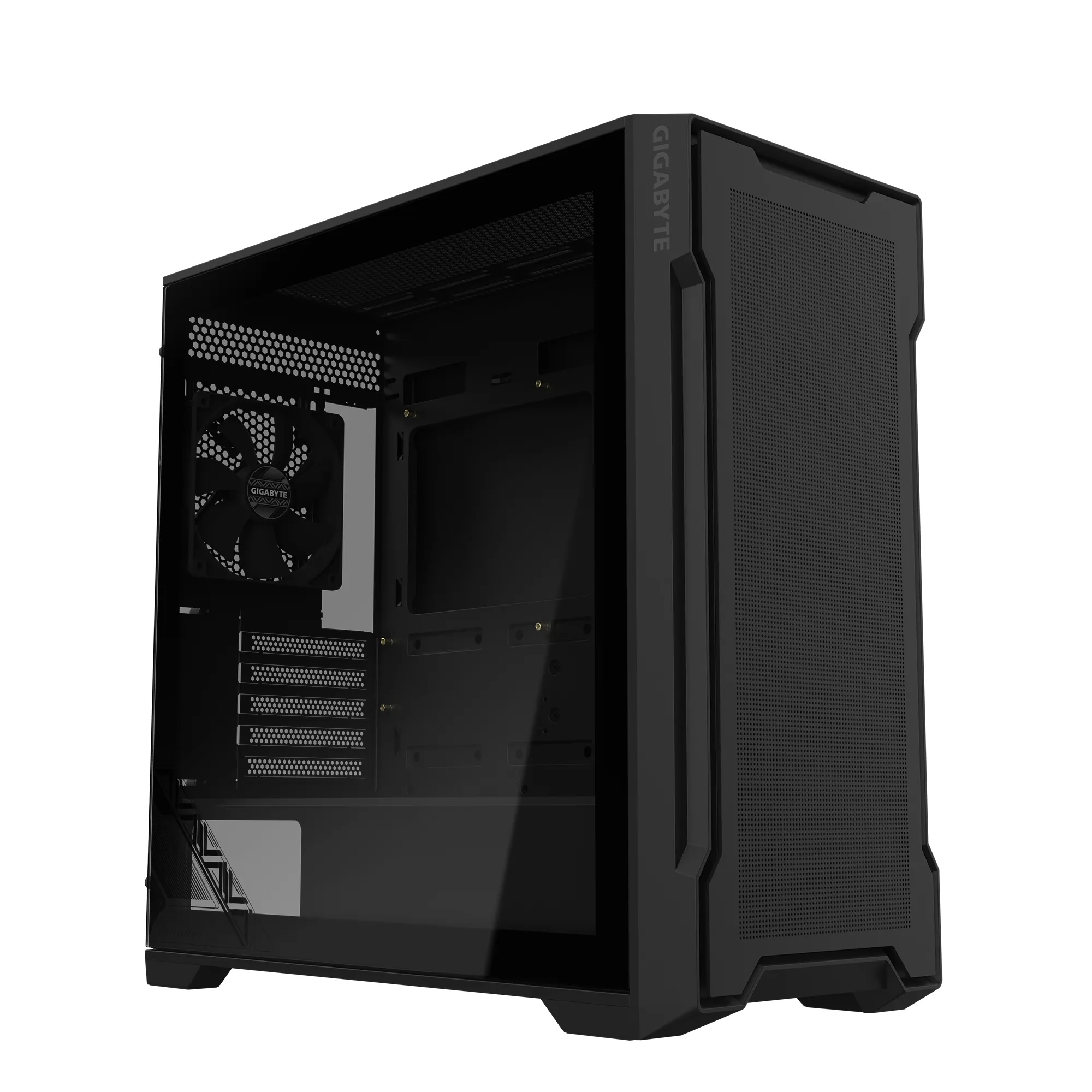 Gigabyte C102 Glass -miditornikotelo, Musta