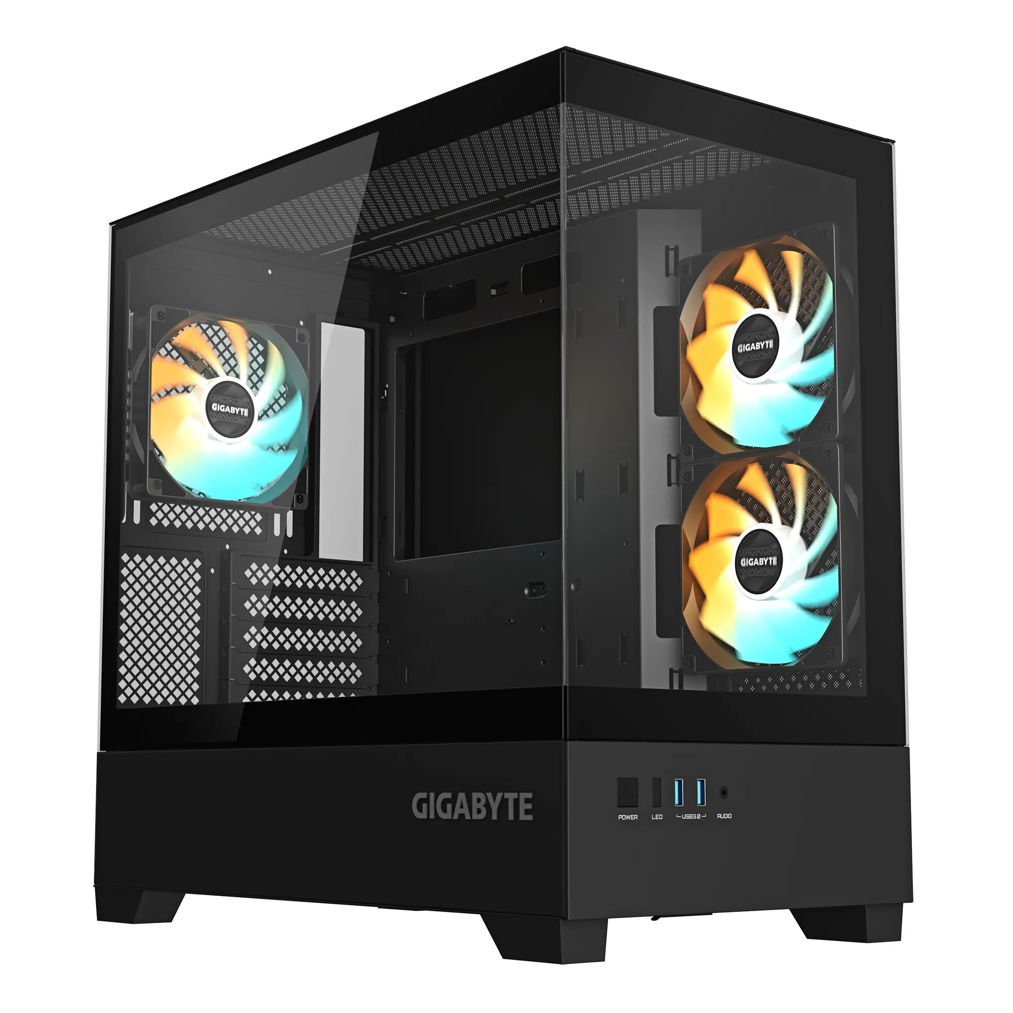 Gigabyte C201 Panoramic mATX -emolevy, Musta