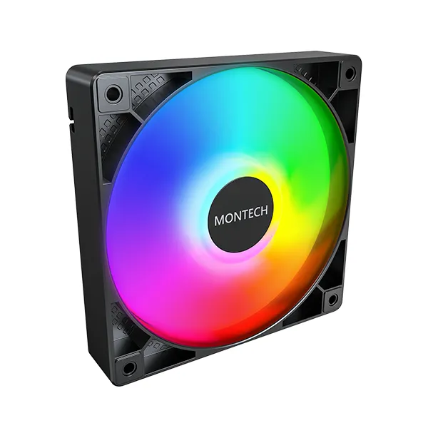 Montech GF120 ARGB PWM 120mm -kotelotuuletin, musta