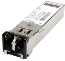 Cisco 100BASE-FX SFP module for Gigabit Ethernet ports, 1310 nm wavelength, 2 km over MMF