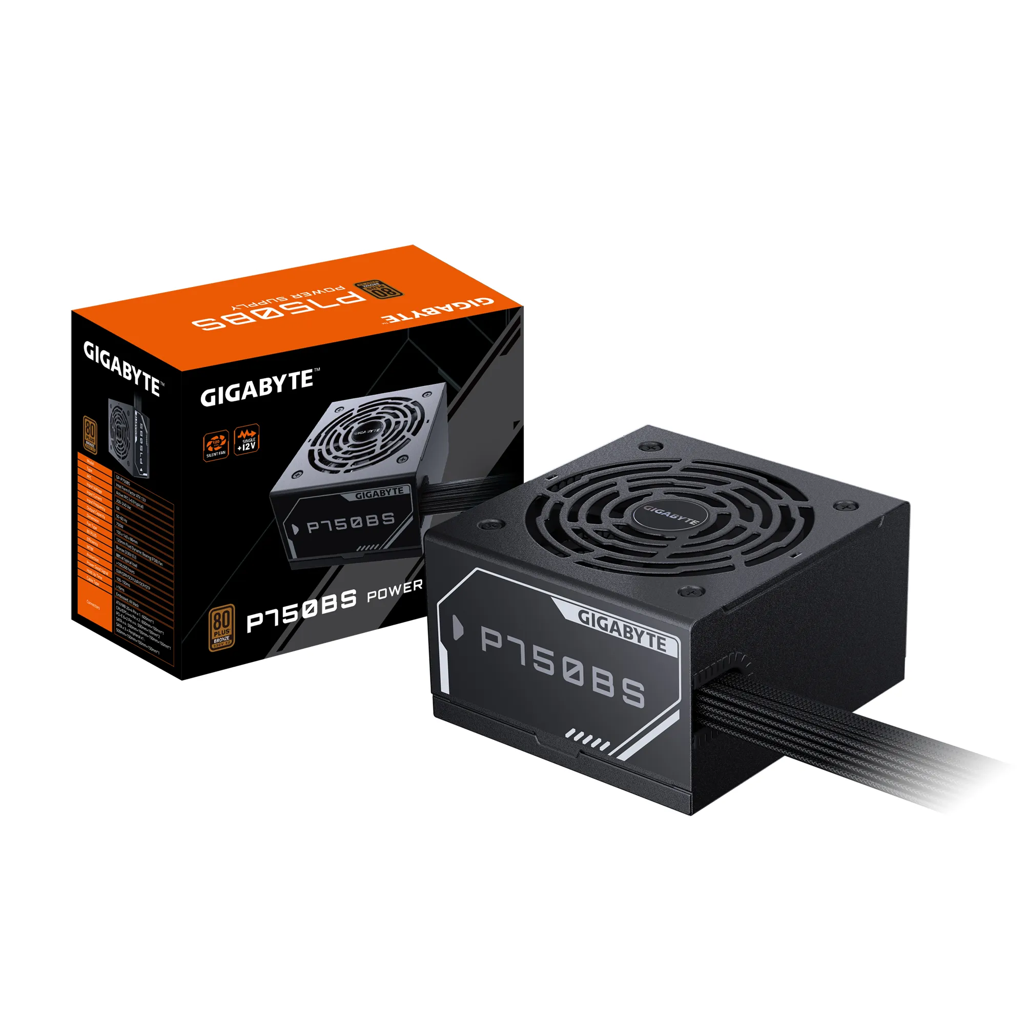 Gigabyte P750BS 750W Modular -virtalähde, 80 Plus Bronze