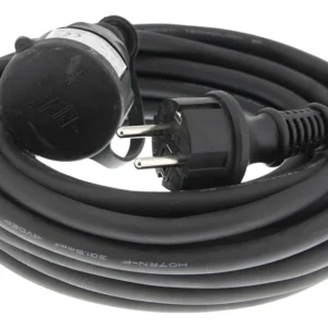 Deltaco jatkokaapeli, ulkokäyttöön, maadoitettu, IP44, 10m, Musta