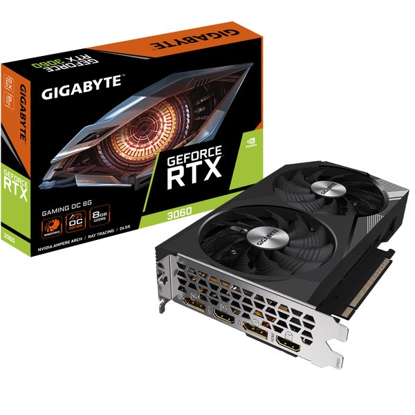 Gigabyte GeForce RTX 3060 Gaming OC 2.0 8 Gt -näytönohjain