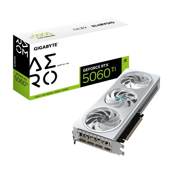 Gigabyte GeForce RTX 5060 Ti AERO OC 16G -näytönohjain