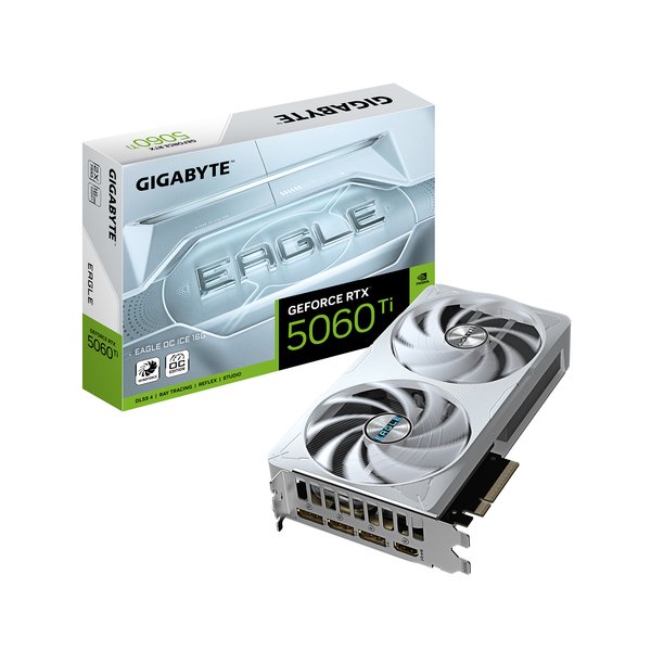 Gigabyte GeForce RTX 5060 Ti EAGLE OC ICE 16G -näytönohjain