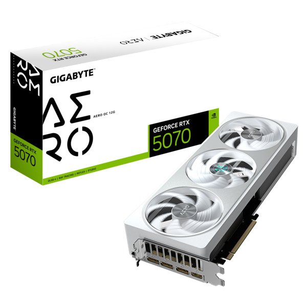 Gigabyte Geforce RTX 5070 Aero OC 12 Gt -näytönohjain