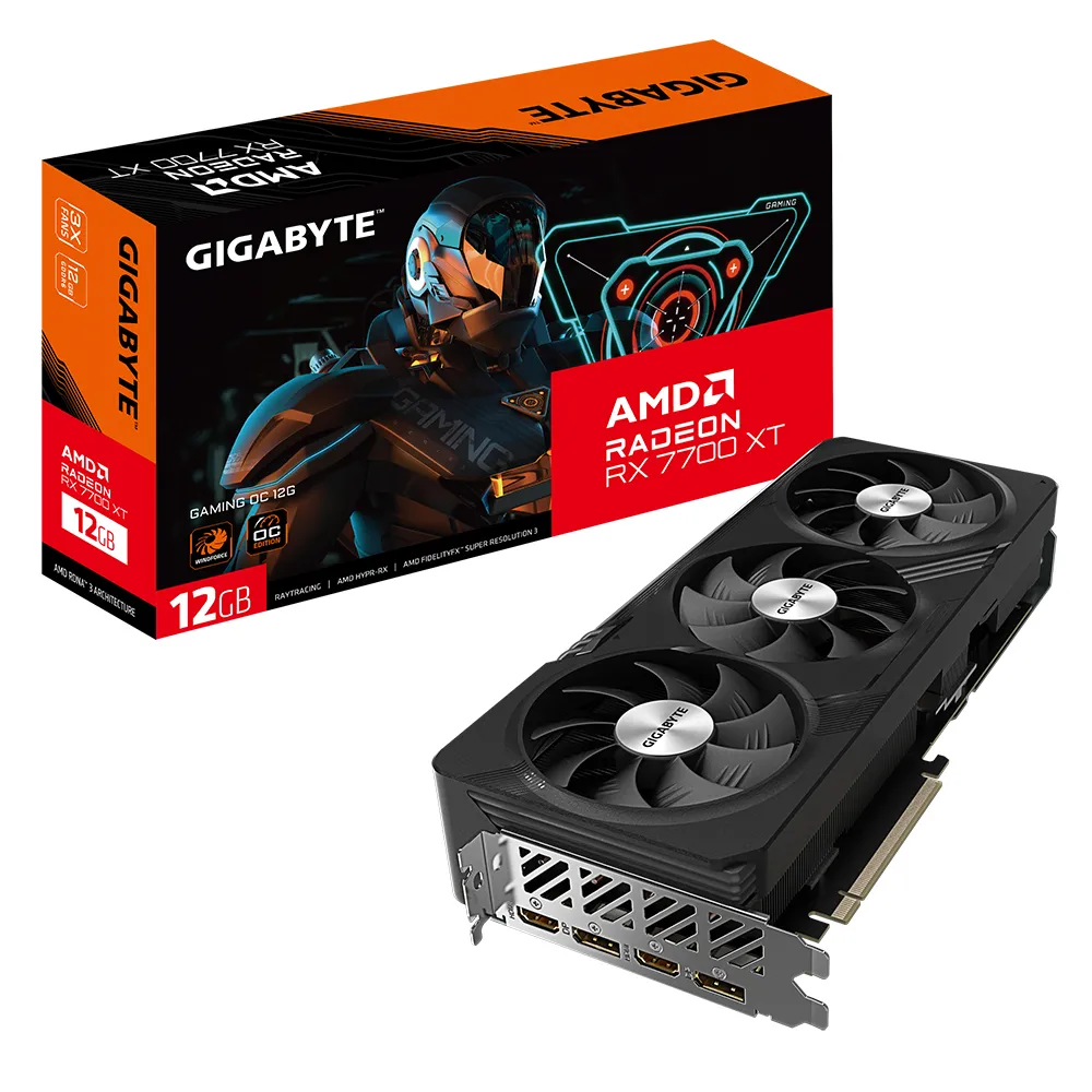 Gigabyte Radeon RX 7700 XT Gaming OC 12 Gt -näytönohjain