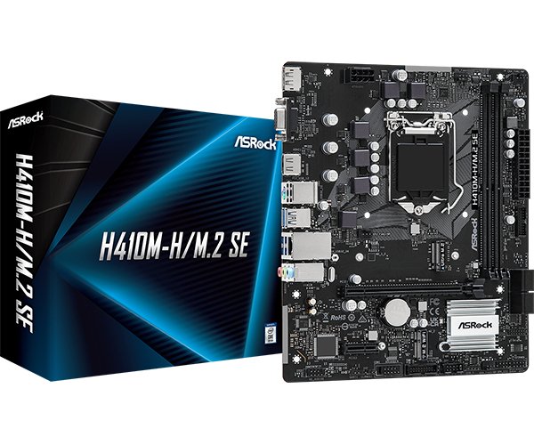ASRock H410M-H/M.2 SE mATX-emolevy