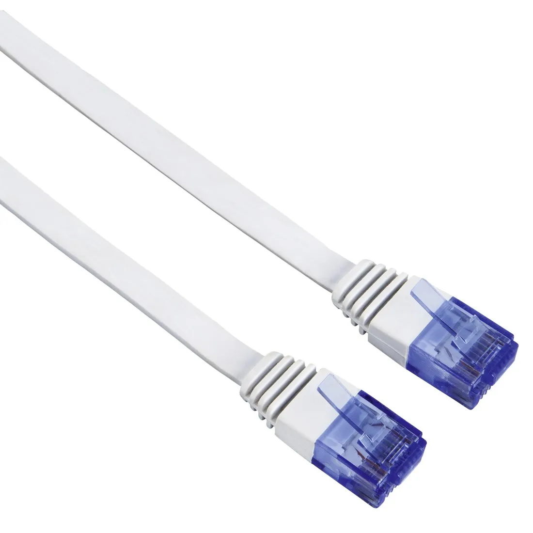 Hama CAT6 UTP -litteä verkkokaapeli, 5m, valkoinen