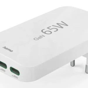 HAMA Charger 2x USB-C 1x USB-A Flat PD 65W White