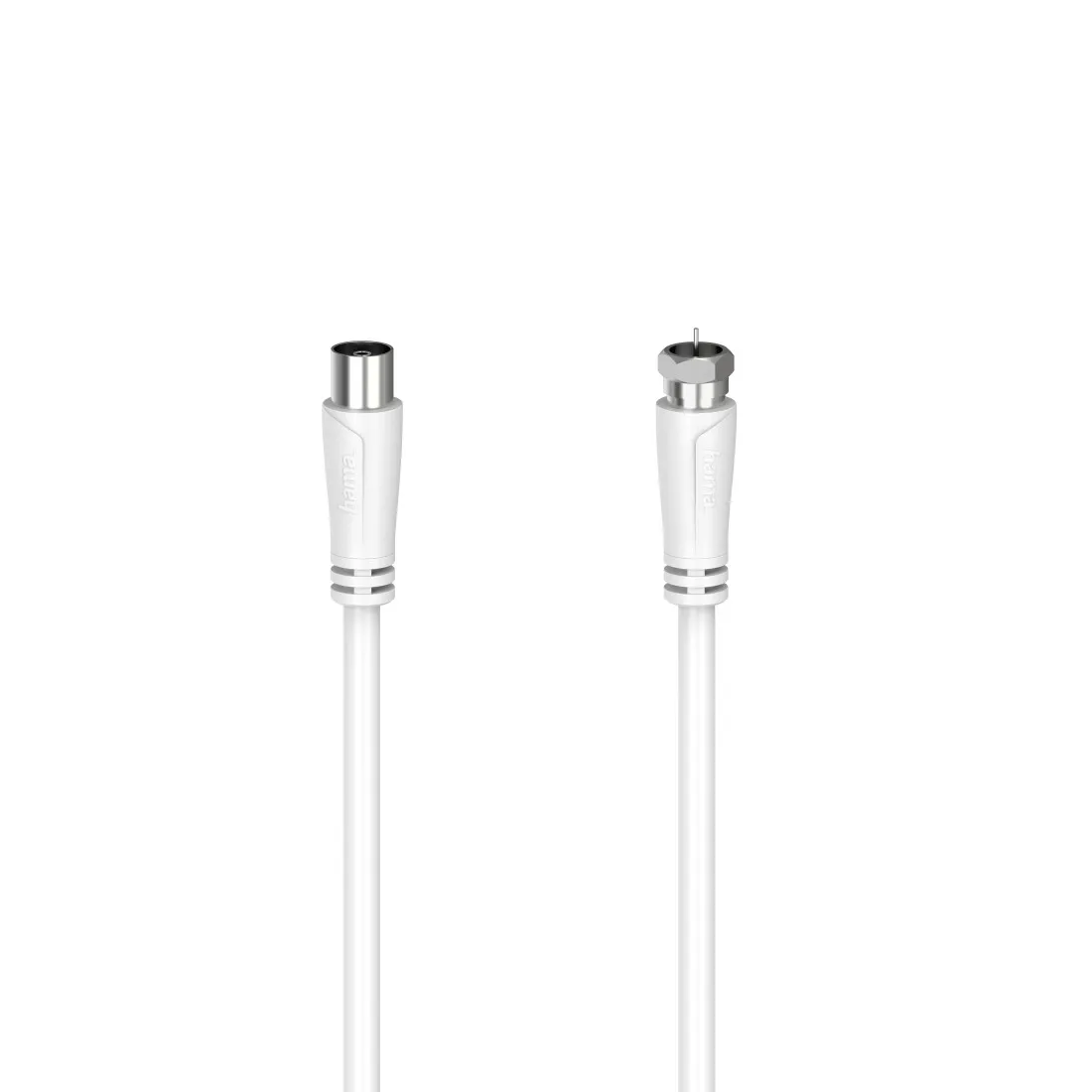 HAMA Antenna Cable SAT 90dB F-Coax White 1.5m