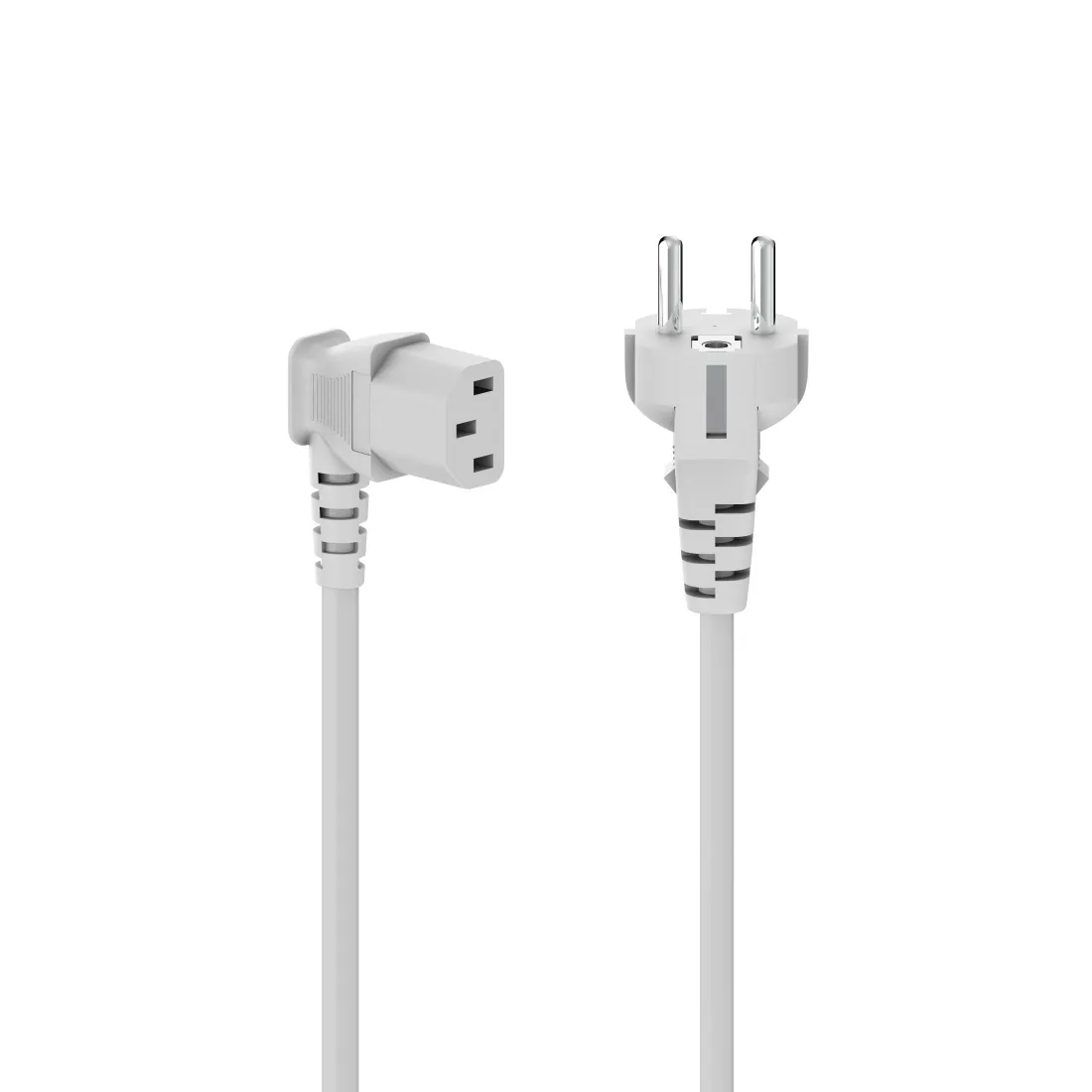 HAMA Power Cable Angled 3-pole White 5.0m