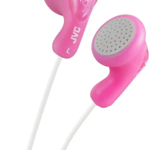 JVC F14 Gumy -nappikuulokkeet, pinkki