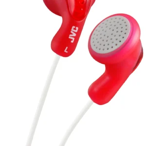 JVC F14 Gumy -nappikuulokkeet, punainen