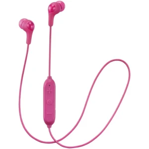 JVC FX9BT Gumy -langattomat nappikuulokket mikrofonilla, pinkki