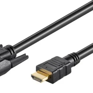 MicroConnect HDMI – DVI-D -kaapeli, 2 m, Musta
