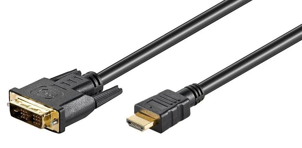 MicroConnect HDMI – DVI-D -kaapeli, 1,5m, Musta