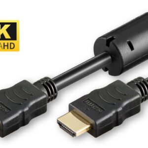 MicroConnect Gold HDMI – HDMI 1.4 -kaapeli, 2 m, Musta (Ferrite Cores)