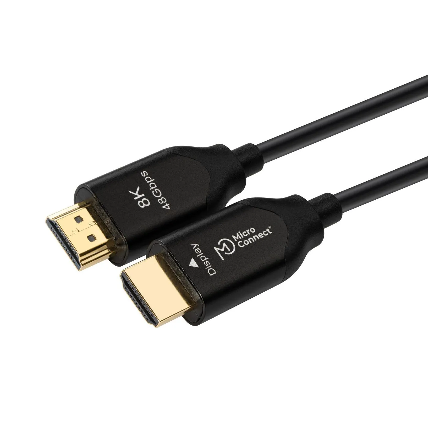 MicroConnect HDMI – HDMI 2,1 -kaapeli, 25 m, Musta