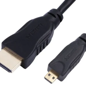 MicroConnect  micro-HDMI – HDMI 2.0 -kaapeli, 1 m, Musta