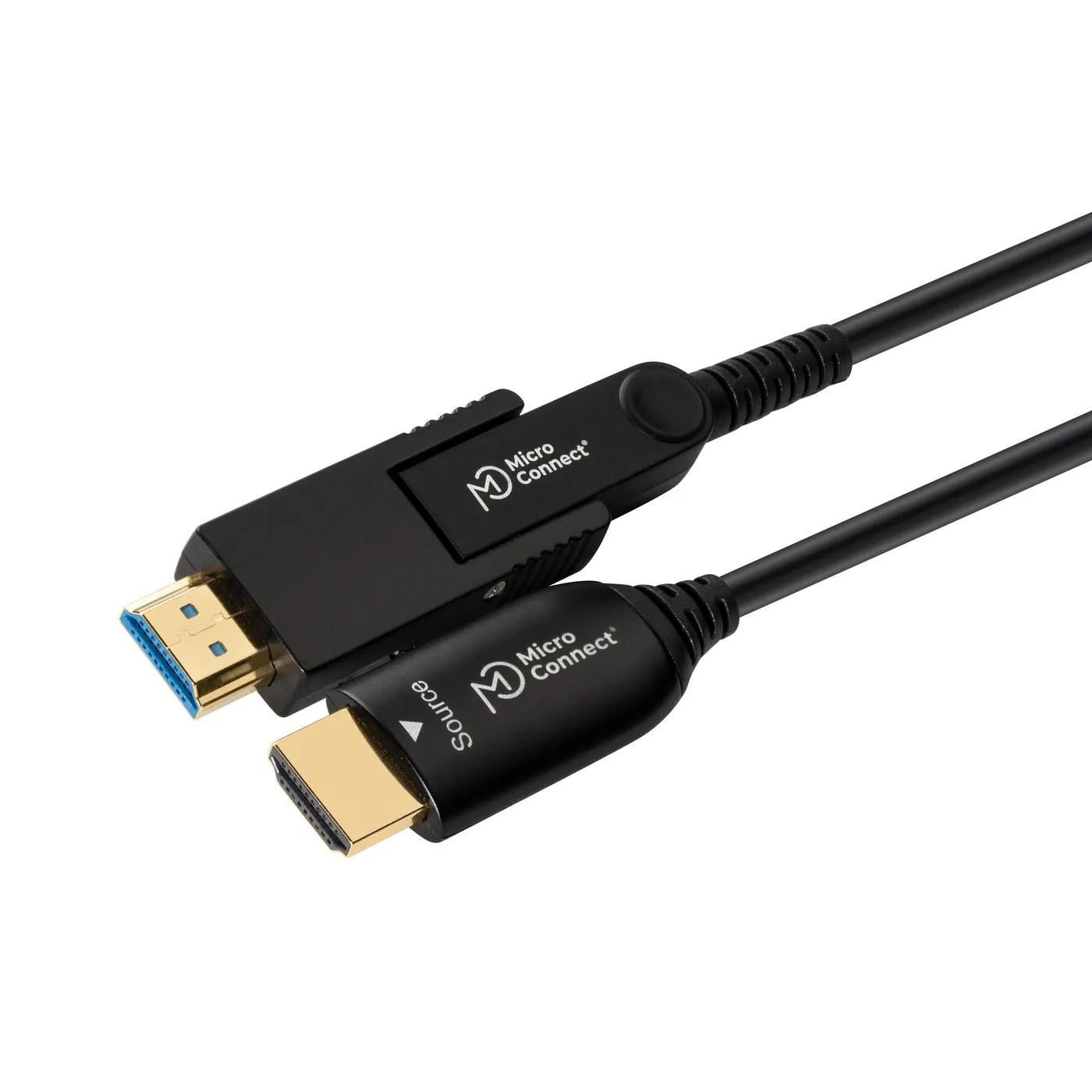 MicroConnect  HDMI – micro-HDMI 2.0 -kaapeli, 40 m, Musta