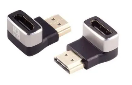MicroConnect HDMI 8K 90° kulmaliitin F-M, 8K 60Hz / 4K 120Hz