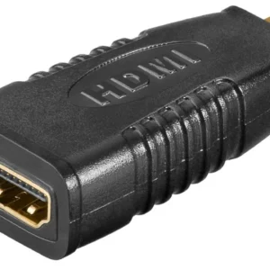 MicroConnect HDM19F19MC, HDMI Adapter, M/F -adapteri, Musta