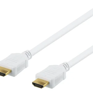 DELTACO High-Speed Premium HDMI-kaapeli, 1,5m, Valkoinen