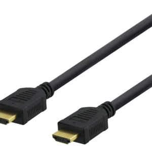 DELTACO High-Speed Premium HDMI-kaapeli, 1,5m, Musta
