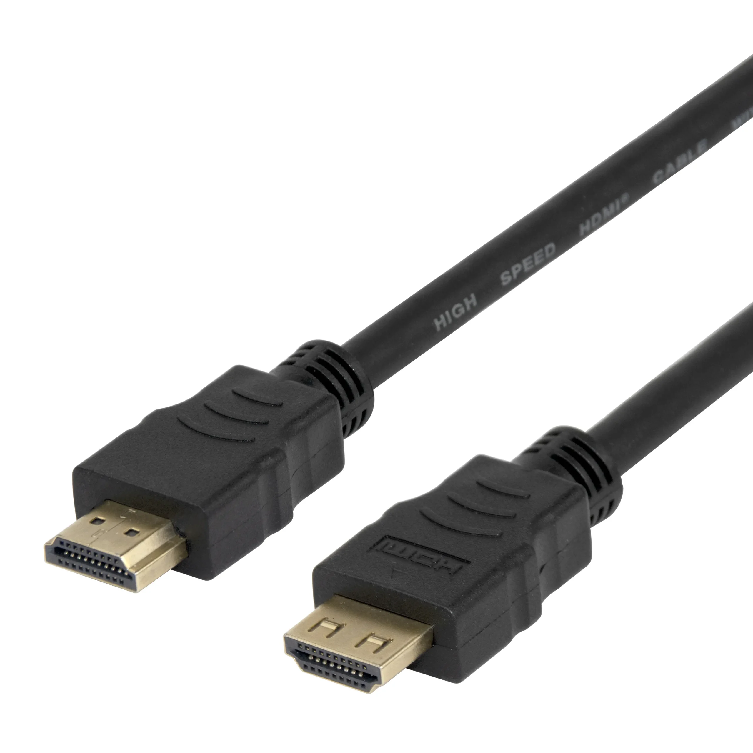 DELTACO High-Speed Flex HDMI cable, 4M, w/lock, 4K UHD, black