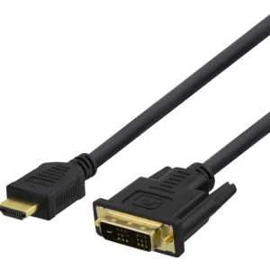 HDMI TO DVI CABLE WITHOUT FERRITE CORE 3M BLACK
