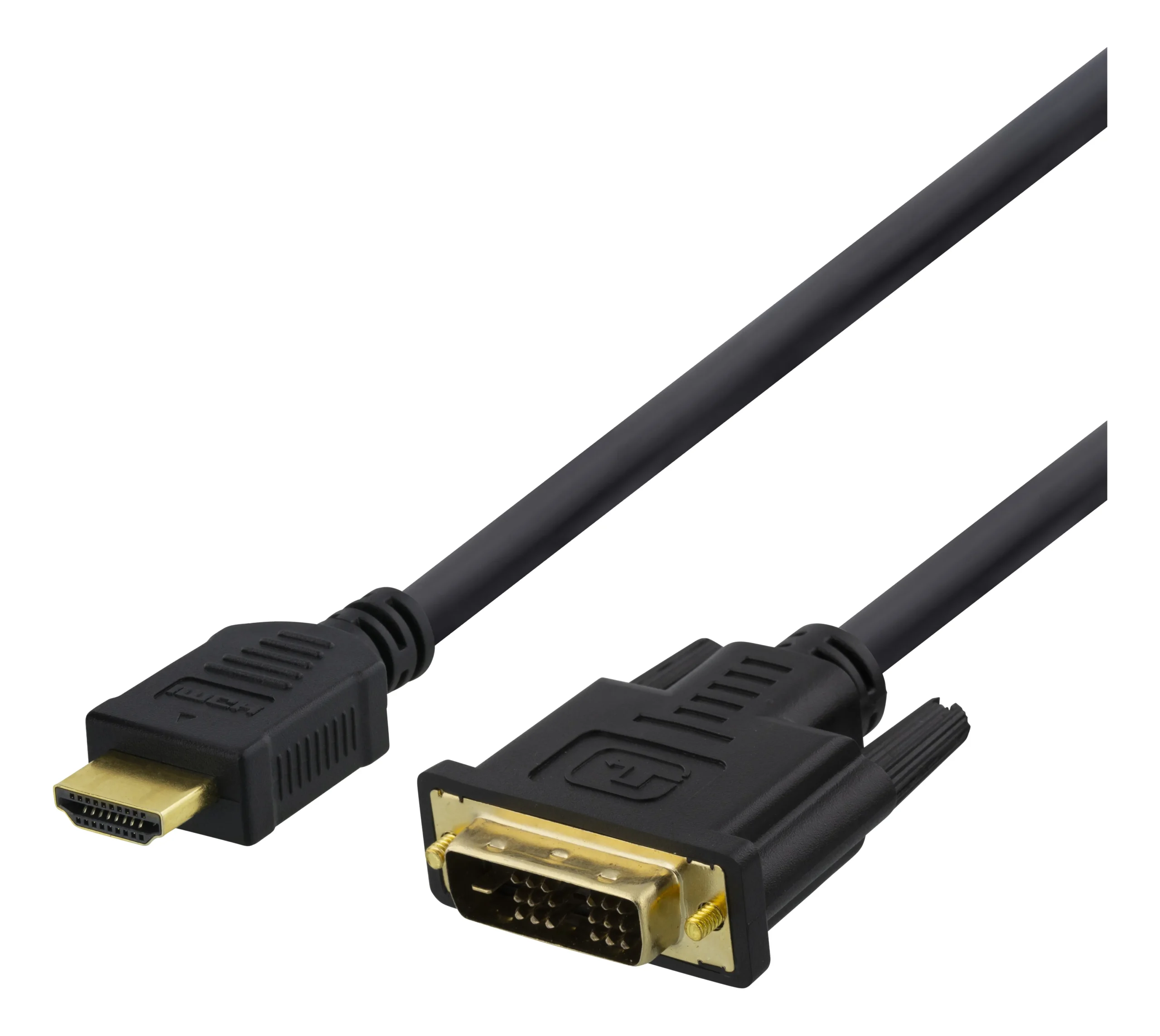 HDMI TO DVI CABLE WITHOUT FERRITE CORE 3M BLACK