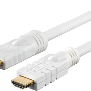 Deltaco HDMI – HDMI 1.4 -kaapeli, 15 m, Valkoinen