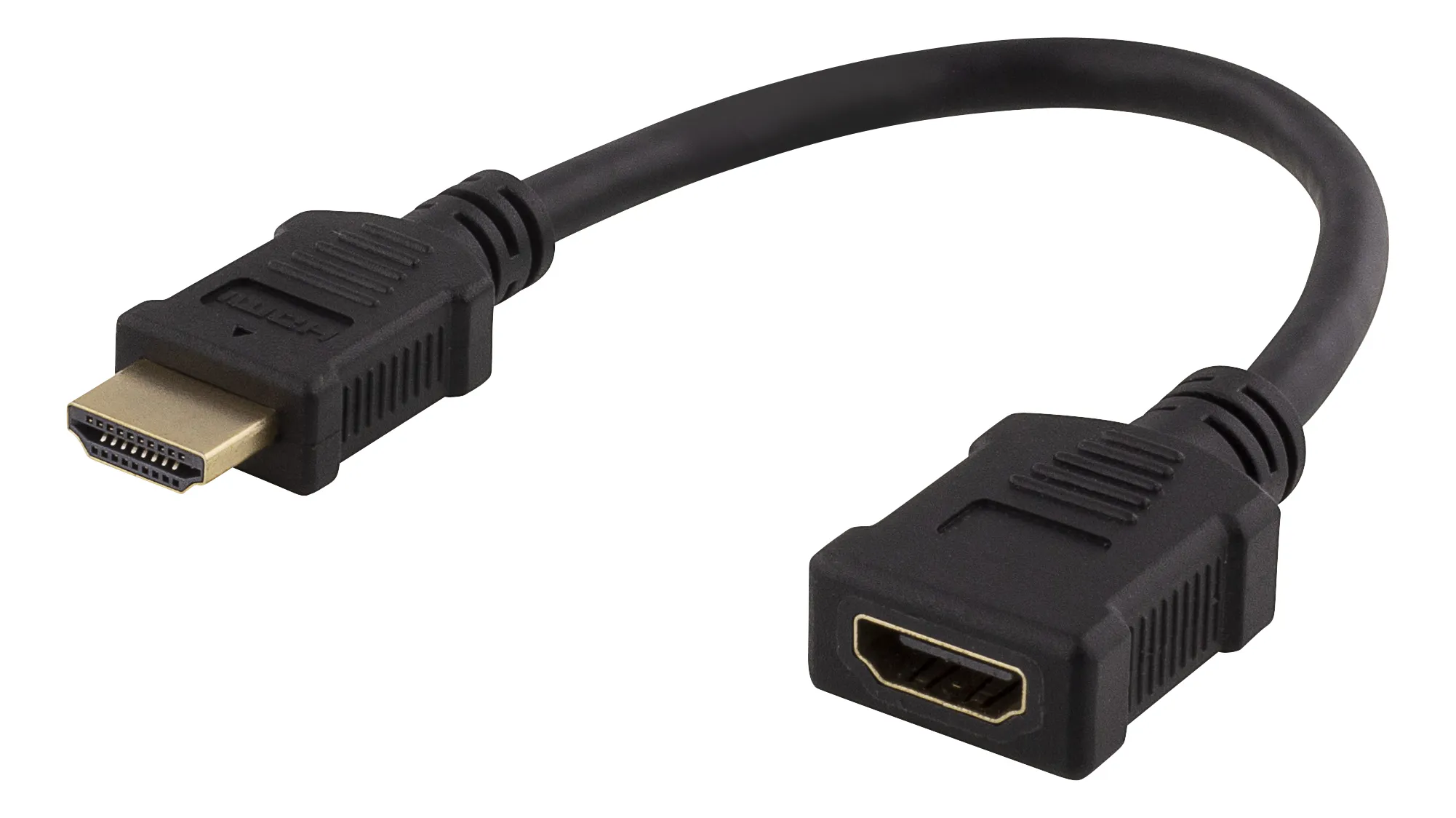 Deltaco  HDMI – HDMI 1.4 -kaapeli, 0,2 m, Musta