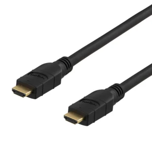 Deltaco PRIME active HDMI 2.0 -kaapeli, 20 m, Musta