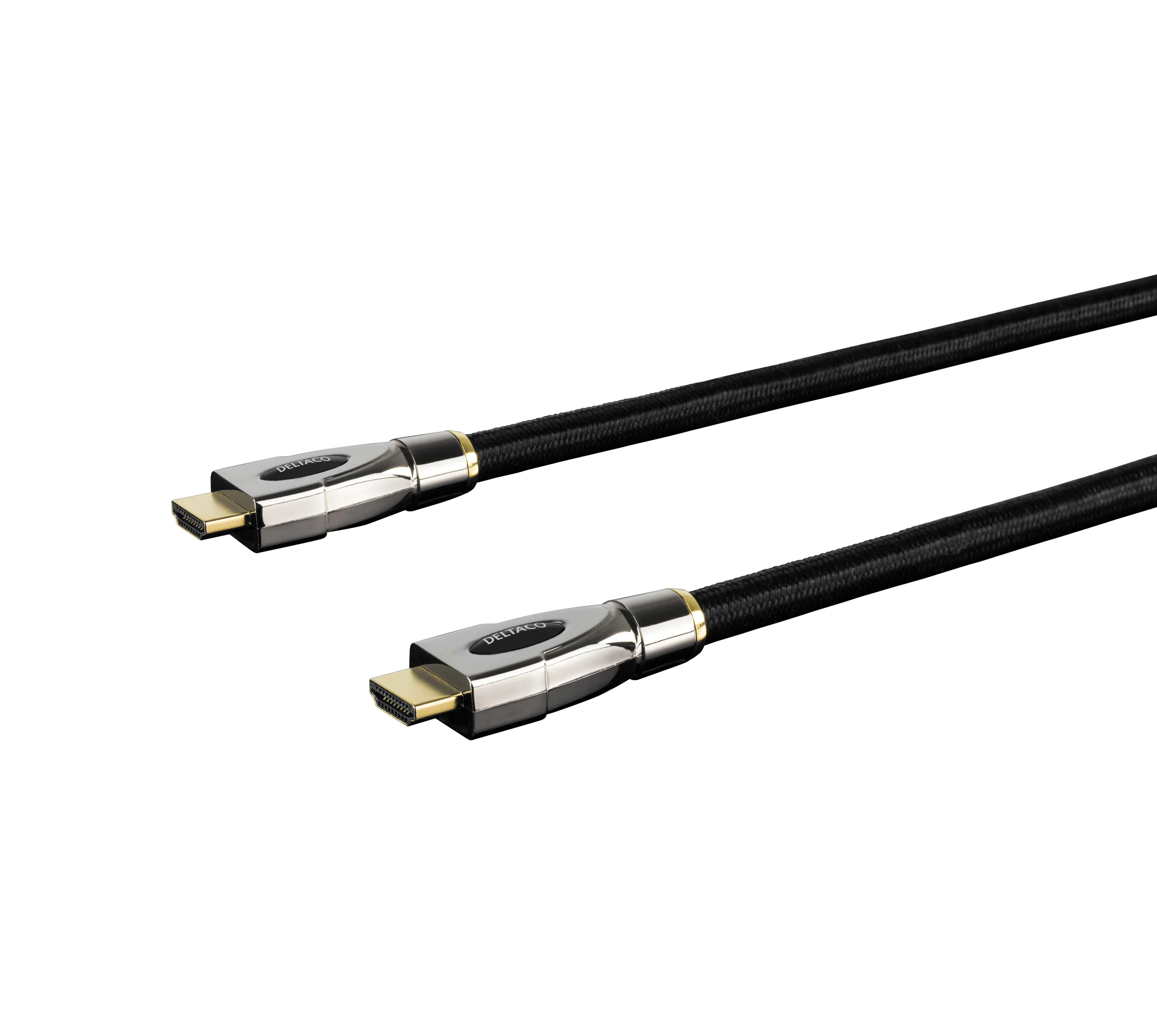 Deltaco HDMI 2.0 -HDMI aktiivinen, 15 m, Musta