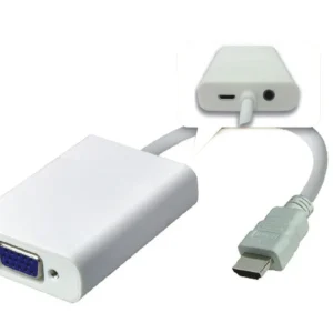 MicroConnect HDMI - VGA -adapteri, Valkoinen