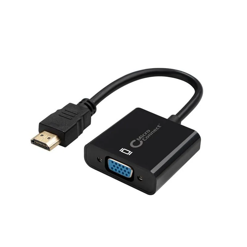 MicroConnect  VGA – HDMI -adapteri, Musta