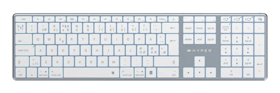 Hyper® Hyperspace Next Bluetooth Wireless Keyboard (Nordic)