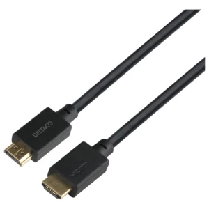 Deltaco  HDMI – HDMI 1.4 -kaapeli, 4 m, Musta