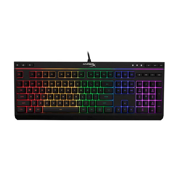 HyperX Alloy Core RGB, Membrane -pelinäppäimistö, musta