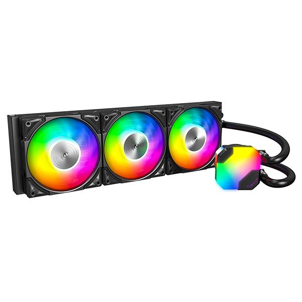 Montech Hyper Flow ARGB 360 AIO -nestejäähdytysjärjestelmä, musta