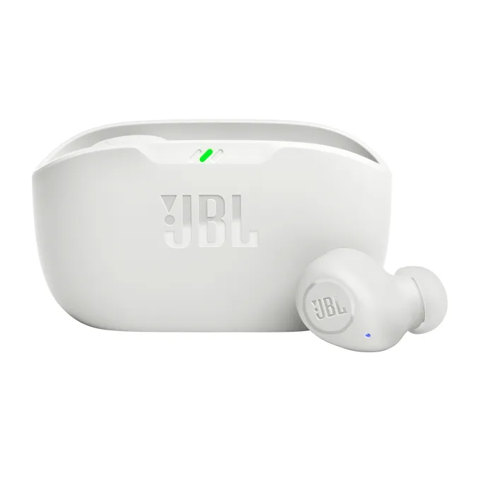 JBL Wave Buds TWS -langattomat nappikuulokkeet, valkoinen