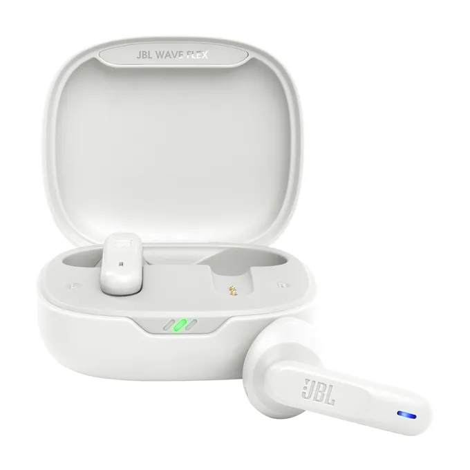 JBL Wave Flex TWS -langattomat nappikuulokkeet, valkoinen