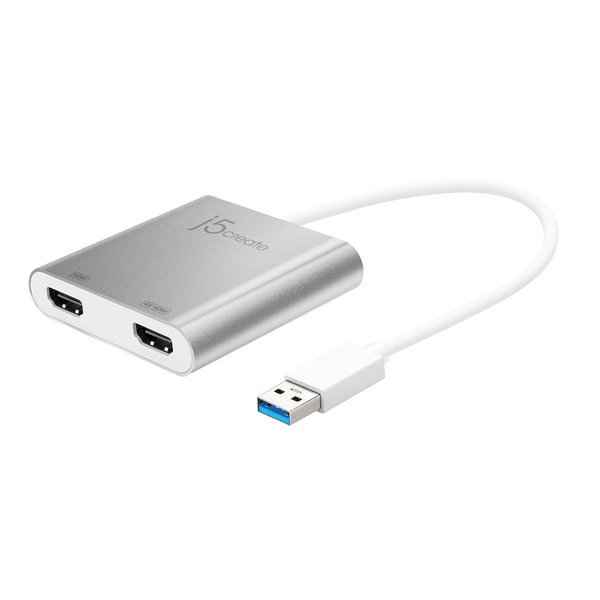 J5 Create USB 3.0 to Dual HDMI Multi-Monitor Adapter -adapteri, Harma
