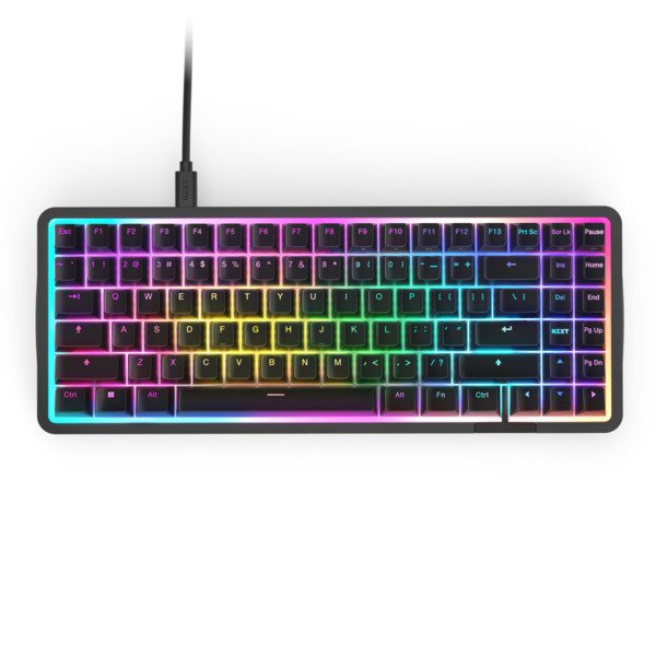 NZXT Function Elite Mini TKL -pelinäppäimistö, Musta