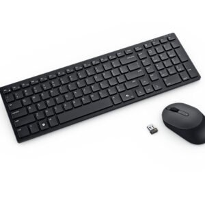 Dell KM555 Silent -langaton näppäimistö + hiiri, Musta