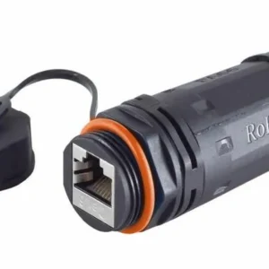 RJ45 coupler, CAT 6a, IP68, short, Outdoor